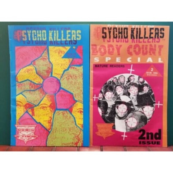 1992 Psycho Killers #2 2nd Printing & Body Count Special #2 Comic Zone OOP - Picture 1 of 3